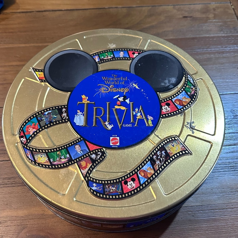 Vintage Wonderful World of Disney‎ trivia game kids and adults